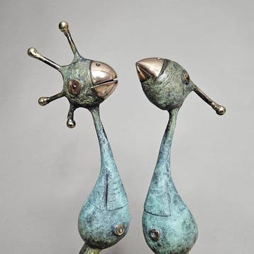 Iwona Krajnik - 2 bronze birds