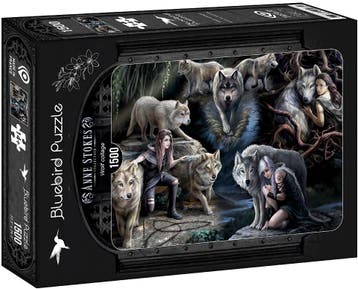 Anne Stokes - Wolf Collage Puzzel (1500 stukjes) | Bluebird, Verzenden, Nieuw