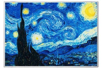 Kameroen. 1000 Francs 2026 STARRY NIGHT Van Gogh Art Gallery