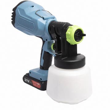 Qlt Verfspuit Op Accu 800 ml - Blauw, Verzenden, Nieuw