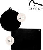 Myrr® Inductie Beschermer Set - Effen zwart - 5 Stuks -..., Huis en Inrichting, Keuken | Keukenbenodigdheden, Verzenden, Nieuw