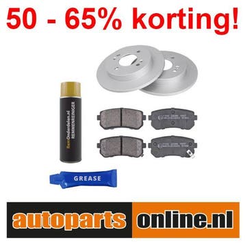 Remschijven + Remblokken Kia Picanto achterzijde, Verzenden, Nieuw, Kia