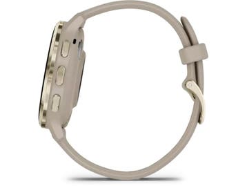 Garmin Venu 3S - Smartwatch - 41mm AMOLED - Goud (Grijs), Verzenden, Zo goed als nieuw, Garmin