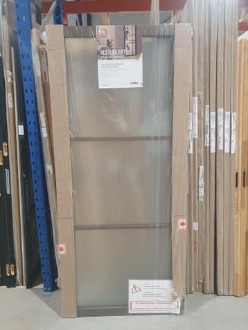 Svedex binnendeur NDB901 + Svedex stalen montagekozijn DS, Doe-het-zelf en Verbouw, 80 tot 100 cm, Binnendeur, Nieuw, Ophalen of Verzenden