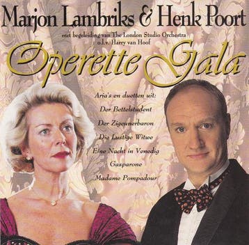 Marjon Lambriks &amp; Henk Poort - Operette Gala, Cd's en Dvd's, Ophalen of Verzenden, Gebruikt