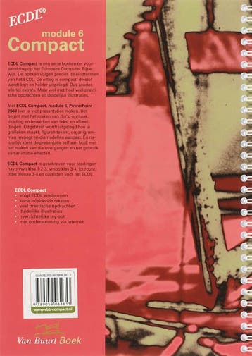 Module 6 ecdl compact powerpoint 2003 9789059061613, Boeken, Verzenden, Gelezen, M van Buurt