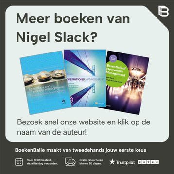 Operations and Process Management - Nigel Slack, Boeken, Verzenden, Gelezen, Nigel Slack