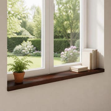 vidaXL Raamkozijnen 2 st Donkerbruin 160 x 20 x 2 cm, Doe-het-zelf en Verbouw, Kozijnen en Schuifpuien, Verzenden, Nieuw