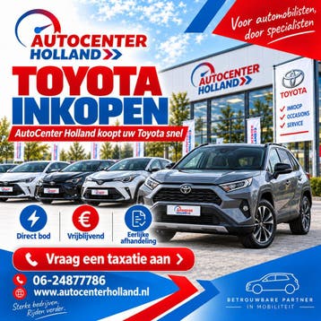Toyota niet meer nodig? Maak er waarde van, Nieuw