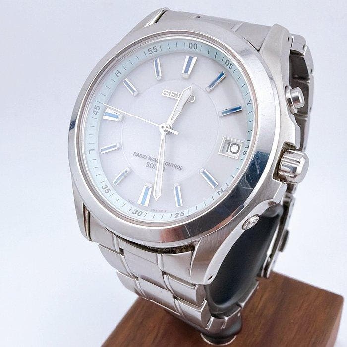 Seiko - Solar radio - Zonder minimumprijs - 7B22-0AY0 -, Sieraden, Tassen en Uiterlijk, Horloges | Antiek