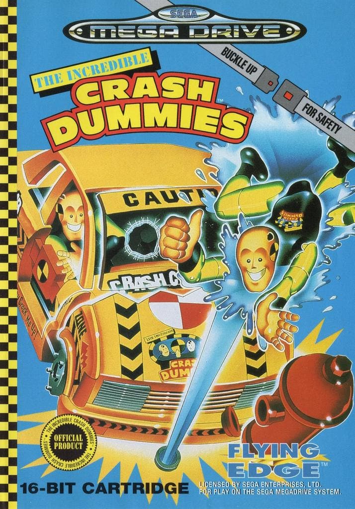 The Incredible Crash Dummies - Sega Mega Drive - PAL EUR - …, Spelcomputers en Games, Games | Sega, Zo goed als nieuw, Ophalen of Verzenden