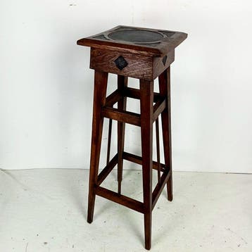 Amsterdamse School - Plantentafel - Eik - Bijzettafel /