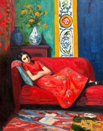 Giulia Montesi (1980) - Nostalgia in rosso, Antiek en Kunst
