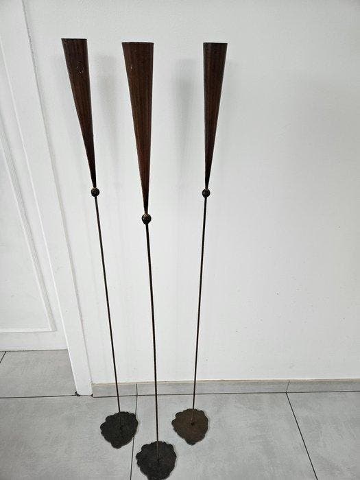 Pieter Spruyt - Kandelaar (3) - Metaal, Antiek en Kunst, Curiosa en Brocante