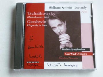 Tschaikowsky, Gershwin - Wolfram Schmitt-Leonardy (gesigneer, Ophalen of Verzenden, Zo goed als nieuw