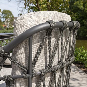 Prado Calpi barrel dining tuinset 7 delig 240x105xH75 cm, Tuin en Terras, Ophalen of Verzenden, Nieuw