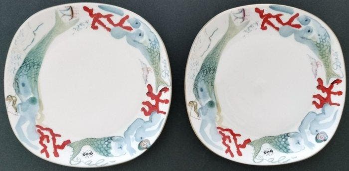 Schirnding Bavaria - Salvador Dalí (after) - Kop en schotel, Antiek en Kunst, Antiek | Glas en Kristal