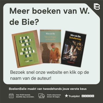 De Boekcorner van ... Goos Verhoef ! - W. de Bie, Verzenden, Gelezen, W. de Bie