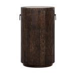 *WOONWINKEL* Must Living Stripe Ronde Plantenzuil Donker Hou, Verzenden, Nieuw