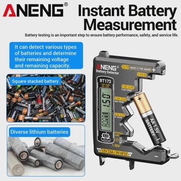 Universele Batterij Tester ANENG BT173 - Digitale Batterij D, Verzenden, Nieuw