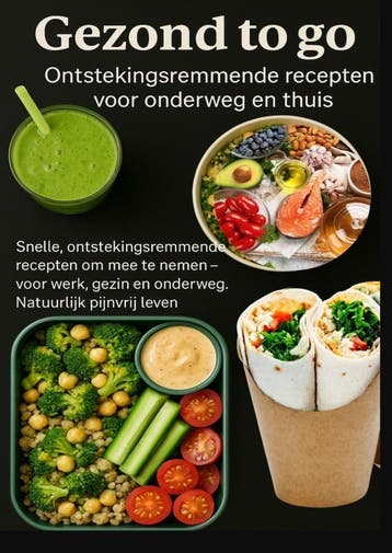 Gezond to go: Ontstekingsremmende recepten voor onderweg en, Boeken, Verzenden, Zo goed als nieuw, Livia Albrecht