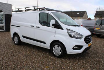 Ford Transit Custom 2.0 TDCI 105PK, L1H1, Airco, Imperiaal, Stof, Gebruikt, Euro 6, Wit
