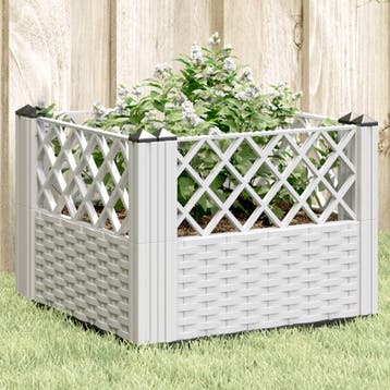 vidaXL Plantenbak met pinnen 43,5x43,5x43,5 cm polypropeen, Verzenden, Nieuw