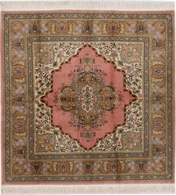 Kirman - Vloerkleed - 205 cm - 200 cm - kwadratisch, Huis en Inrichting, Nieuw