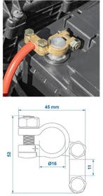 Accupoolklem (+), Ophalen of Verzenden, Nieuw, Maserati