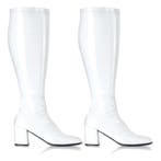 Witte party laarzen glimmend - Schoenen en laarzen, Ophalen of Verzenden, Nieuw