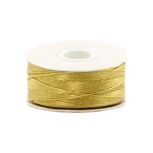 Beadalon Nymo wire 0.3mm Gold 1 rol van 59 meter, Ophalen of Verzenden, Nieuw, Kraal