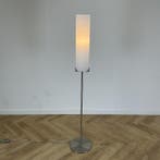 IDL Italiaans design vloerlamp met wit glazen kap, Huis en Inrichting, Ophalen of Verzenden, Gebruikt