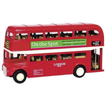 Goki London Bus metalen speelgoedbu van €9,95 voor €4,98, Ophalen of Verzenden, Nieuw