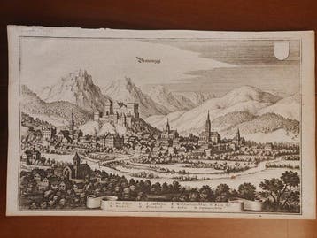 Italië - Brunico, Val Pusteria, Alto Adige; Matthäus Merian, Nieuw