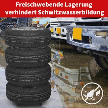 Robuuste Bandenrek met Wielen voor 4 Banden en Velgen - 100k, Verzenden, Nieuw