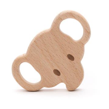 Durable Houten Bijtdier Olifant, Hobby en Vrije tijd, Breien en Haken, Verzenden, Nieuw