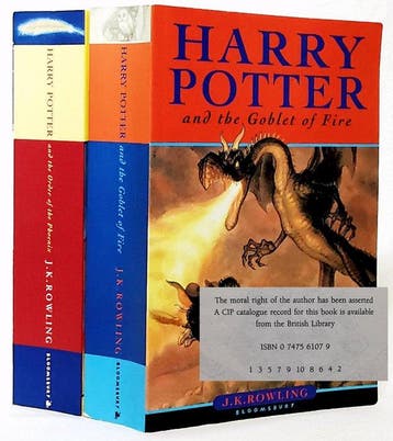 J.K. Rowling - Two First Editions of Harry Potter (The Order