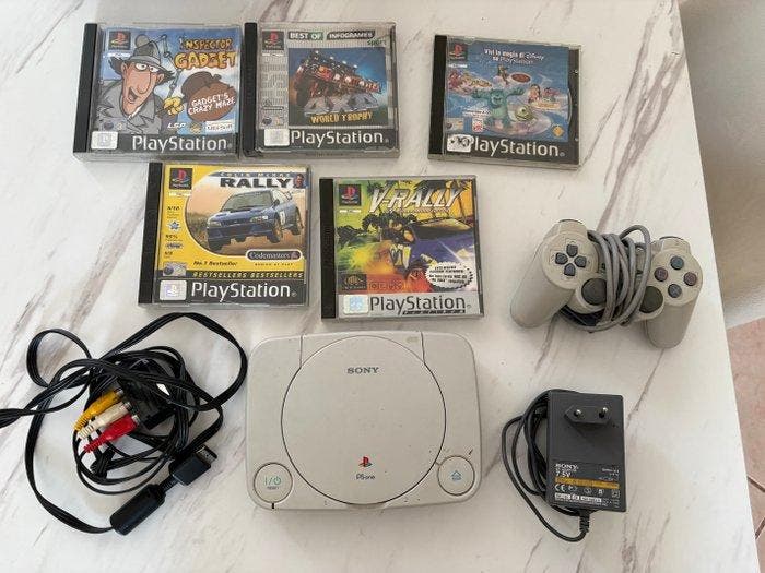 Sony - PSone - Console PSone con giochi - Videogameconsole +, Spelcomputers en Games, Spelcomputers | Overige Accessoires