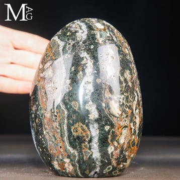 De zeldzame 4e ader Ocean Jasper - Orbicular Jasper -