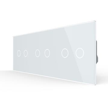 Livolo | Wit | 2+2+2 | Zonwering | Schakelaar, Ophalen of Verzenden, Nieuw