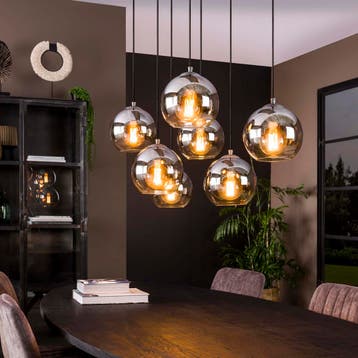 Bubble Hanglamp - Glazen Bollen, Ophalen of Verzenden, Nieuw