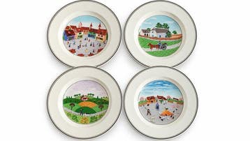 Villeroy & Boch - 4 Assiettes creuses décoratives « Design