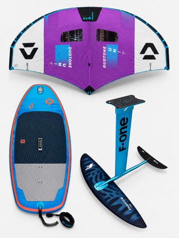 Duotone Sky Air 5’9 - 125L + F-One Phantom 1680 Foil + Duoto, Ophalen of Verzenden, Nieuw