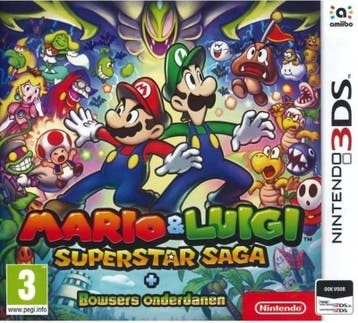 Mario and Luigi Superstar Saga (Nintendo 3DS tweedehands, Spelcomputers en Games, Ophalen of Verzenden, Zo goed als nieuw
