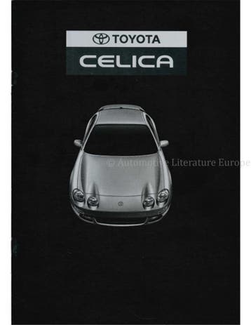 1996 TOYOTA CELICA BROCHURE NEDERLANDS, Nieuw, Toyota, Author