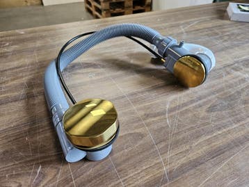 Badafvoer overloop combinatie 70 cm goud / geborsteld, Ophalen of Verzenden, Nieuw, Bad