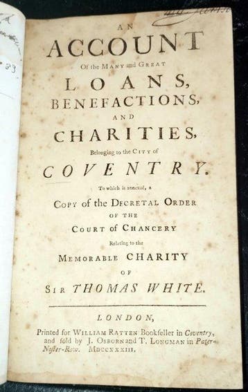 Jackson, Edward - An account of the many and great loans,