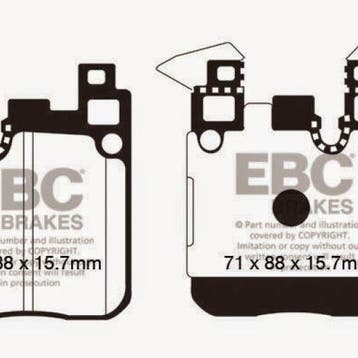 EBC 13-18 BMW 335i (F30) Bluestuff Rear Brake Pads, Ophalen of Verzenden, Nieuw
