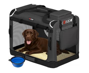 Hondentransportbox Antraciet XXL 90x61x65cm (Huisdieren), Verzenden, Nieuw