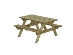 Talen Kinderpicknicktafel Remi 120 x 115 cm, Tuin en Terras, Tuinsets en Loungesets, Nieuw